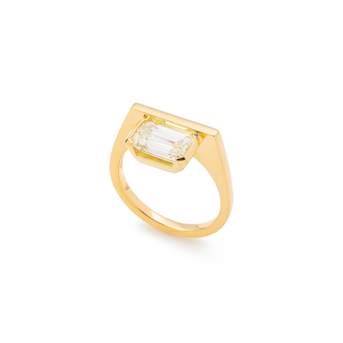 【Made-To-Order】18K L.a.brown HYPNOTIC Lab grown Diamond Ring [EM]
