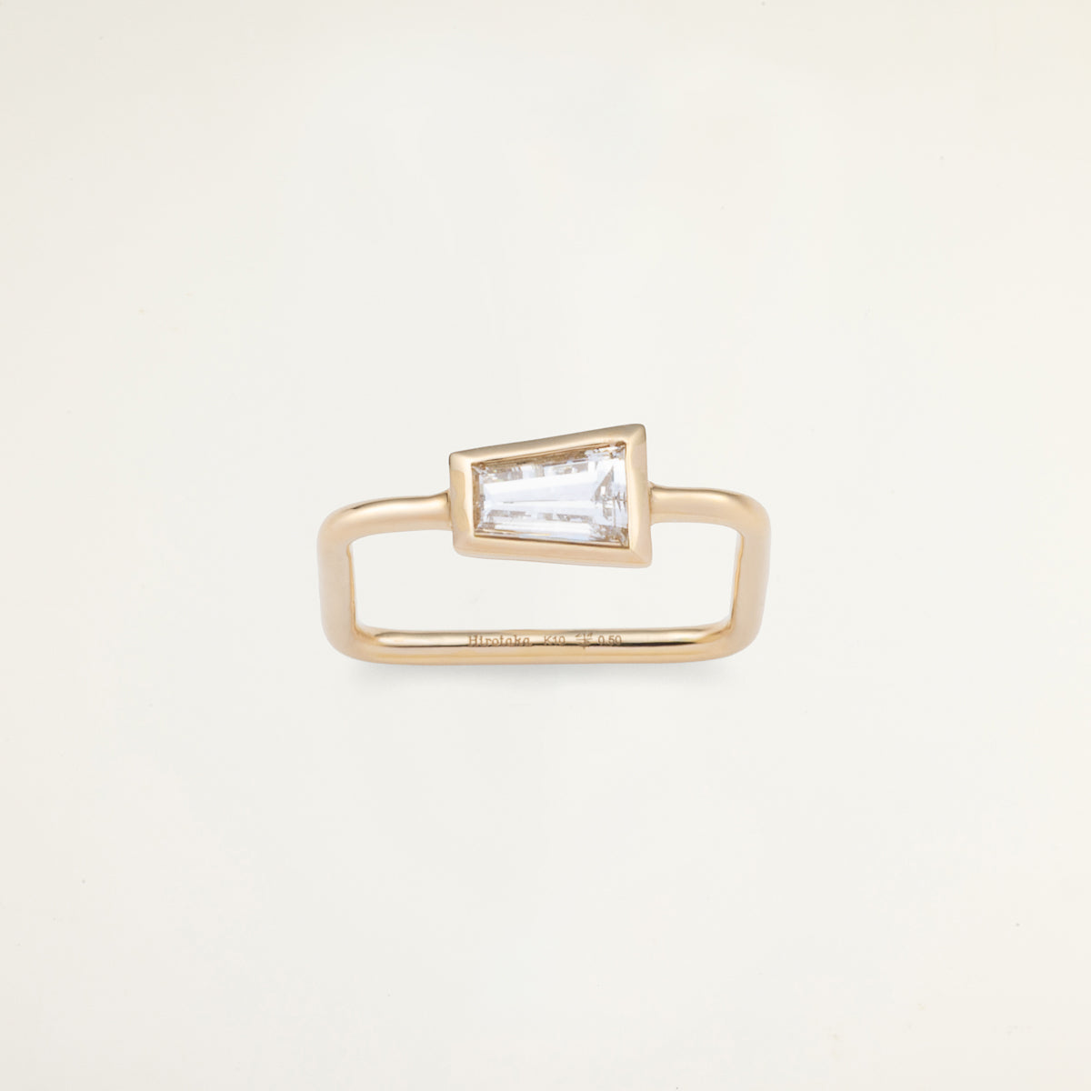 L.a.brown HYPNOTIC Lab Grown Diamond Square Ring[TP]