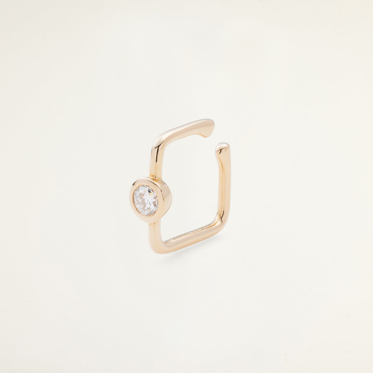 L.a.brown HYPNOTIC Lab Grown Diamond Square Ear Cuff[RD]