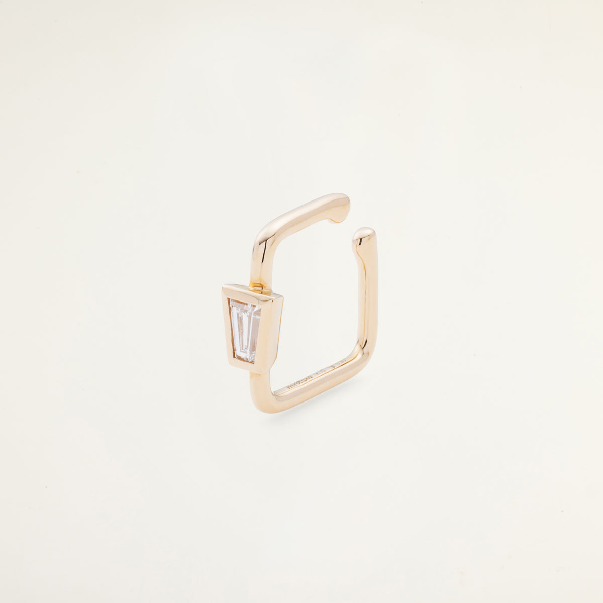 L.a.brown HYPNOTIC Lab Grown Diamond Square Ear Cuff[TP]