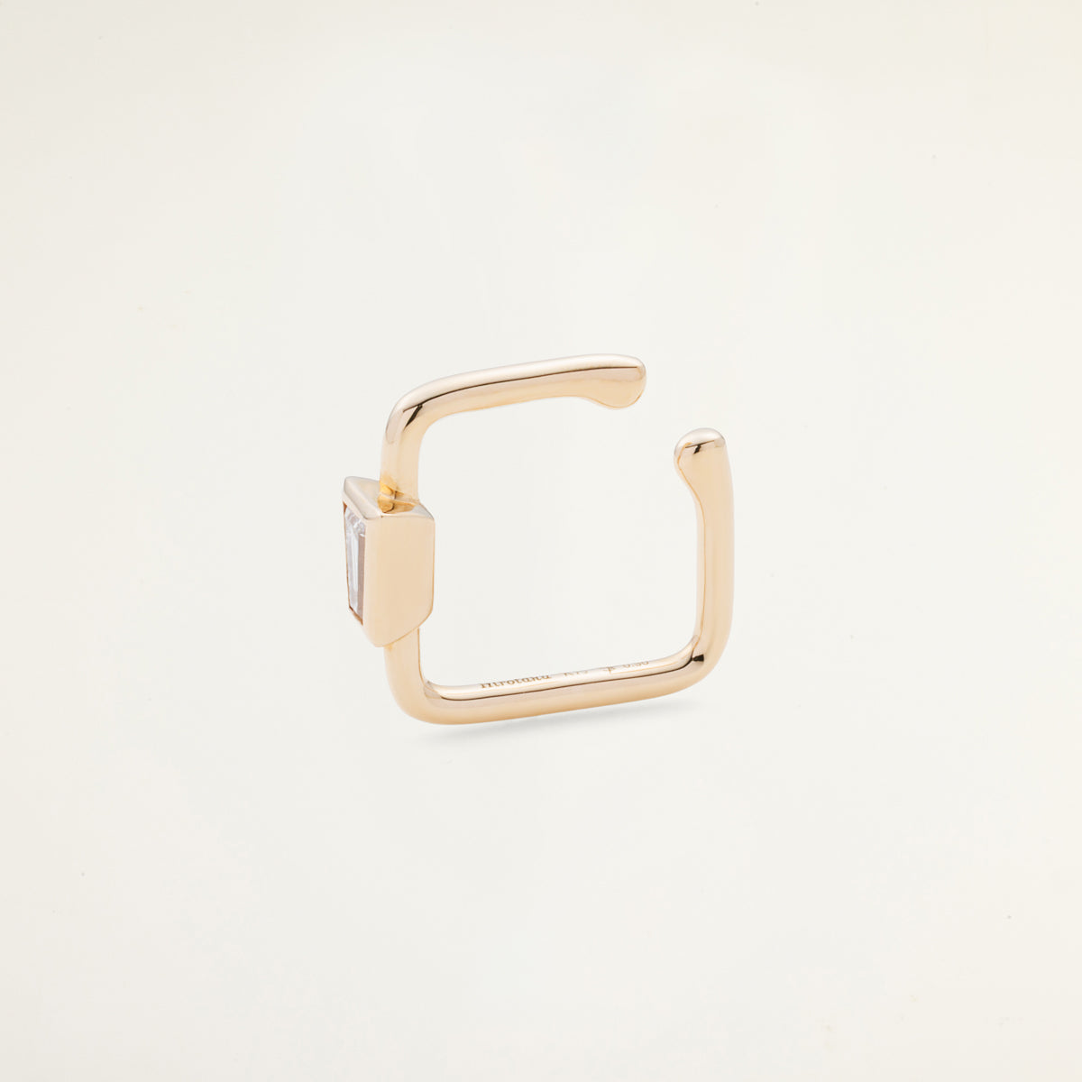 L.a.brown HYPNOTIC Lab Grown Diamond Square Ear Cuff[TP]