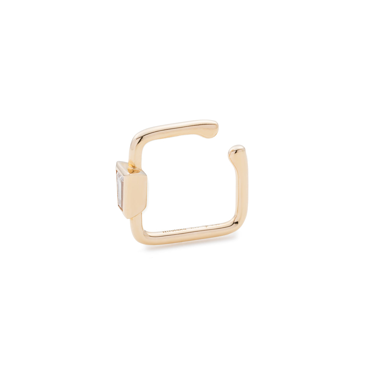 L.a.brown HYPNOTIC Lab Grown Diamond Square Ear Cuff[TB]