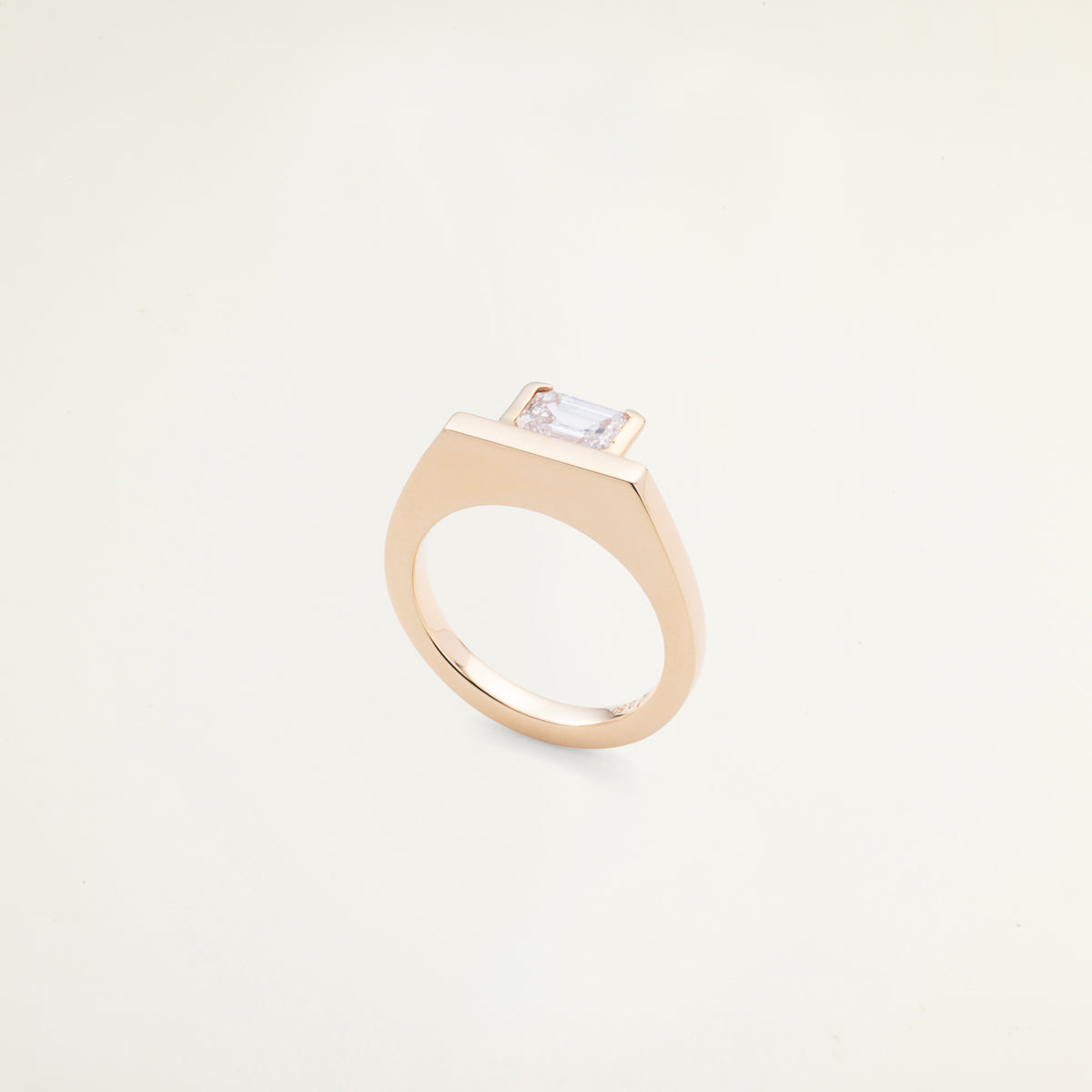 L.a.brown HYPNOTIC lab grown Diamond Pinky Ring [EM]