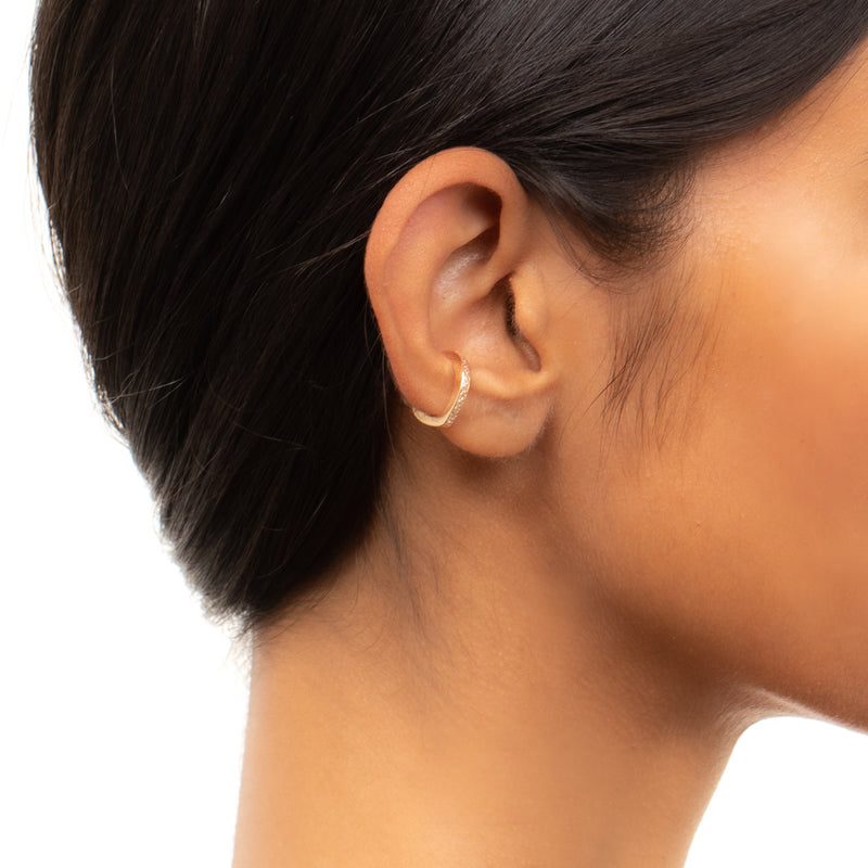 MANHATTAN Diamond Ear Cuff Small size