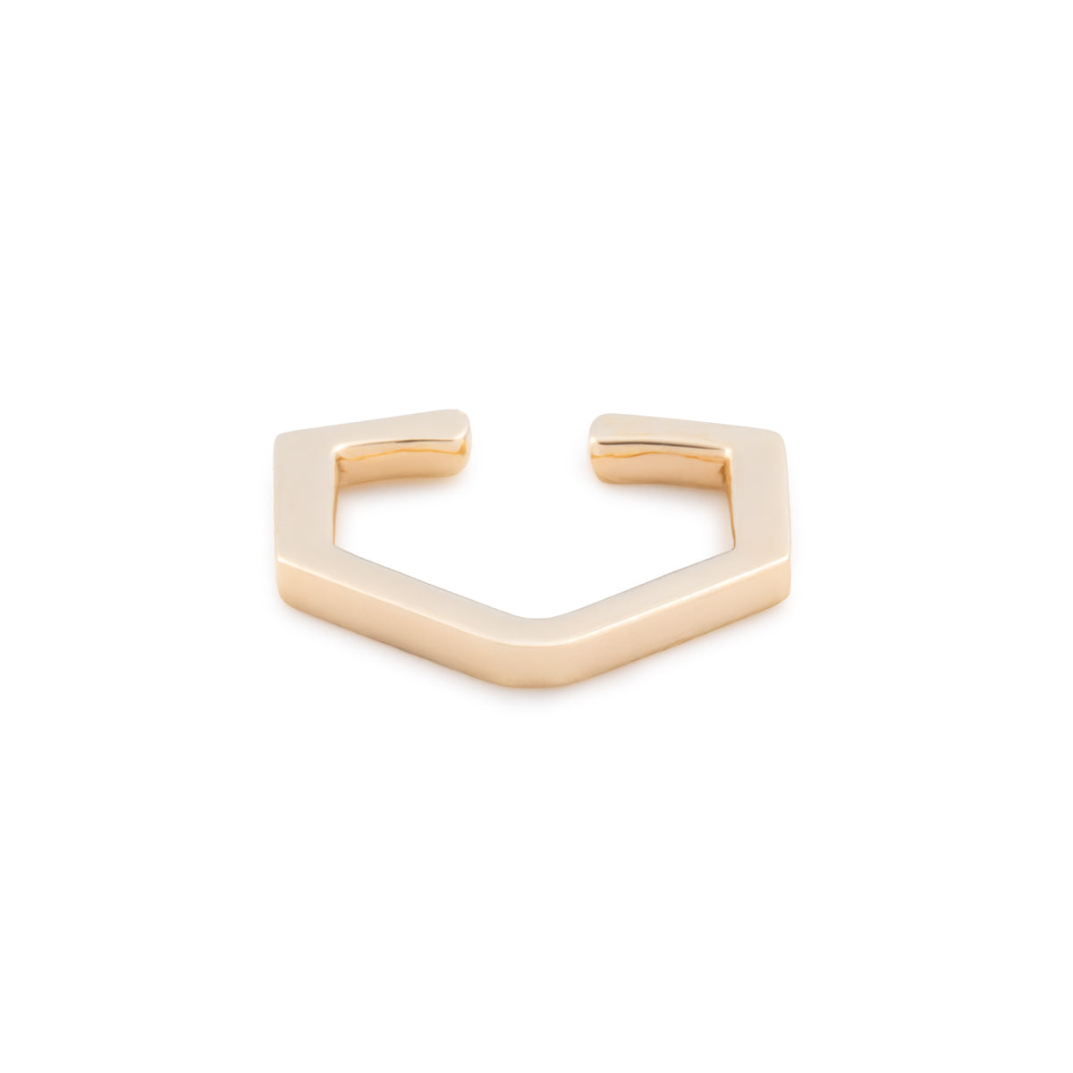 MANHATTAN Hexagon Ear Cuff