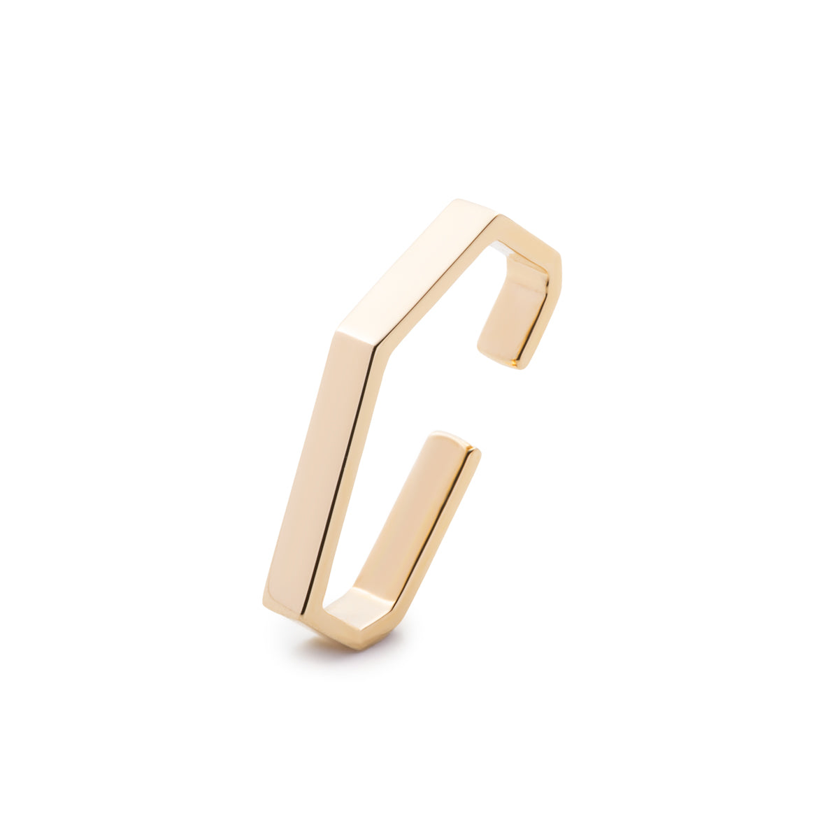 MANHATTAN Polygon Flat Ear Cuff