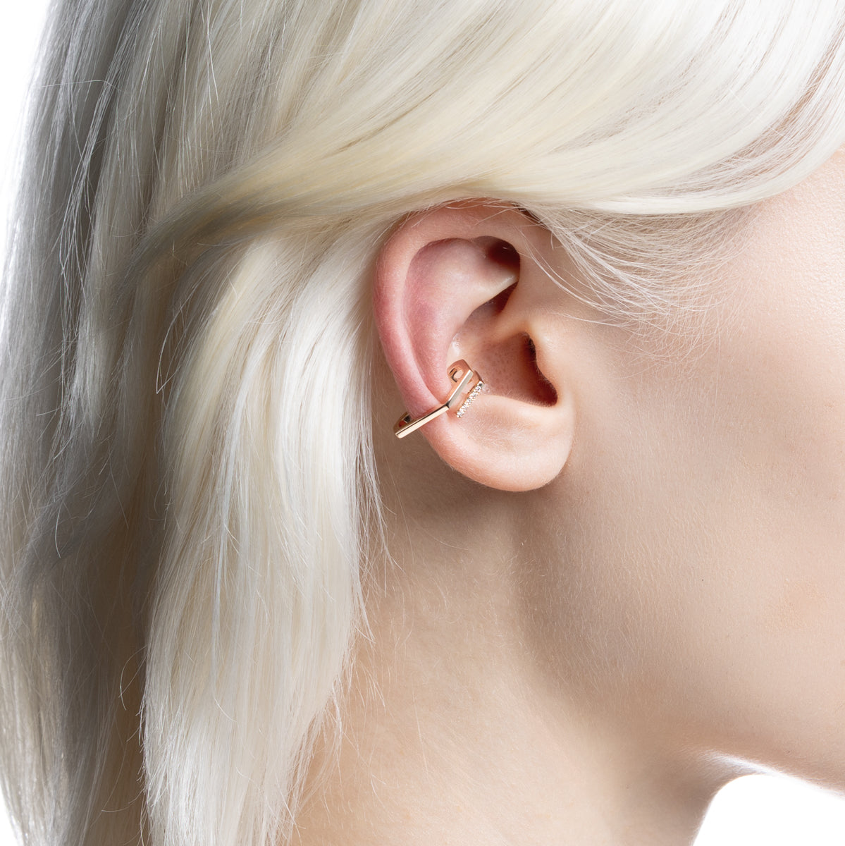 MANHATTAN Polygon Diamond Ear Cuff