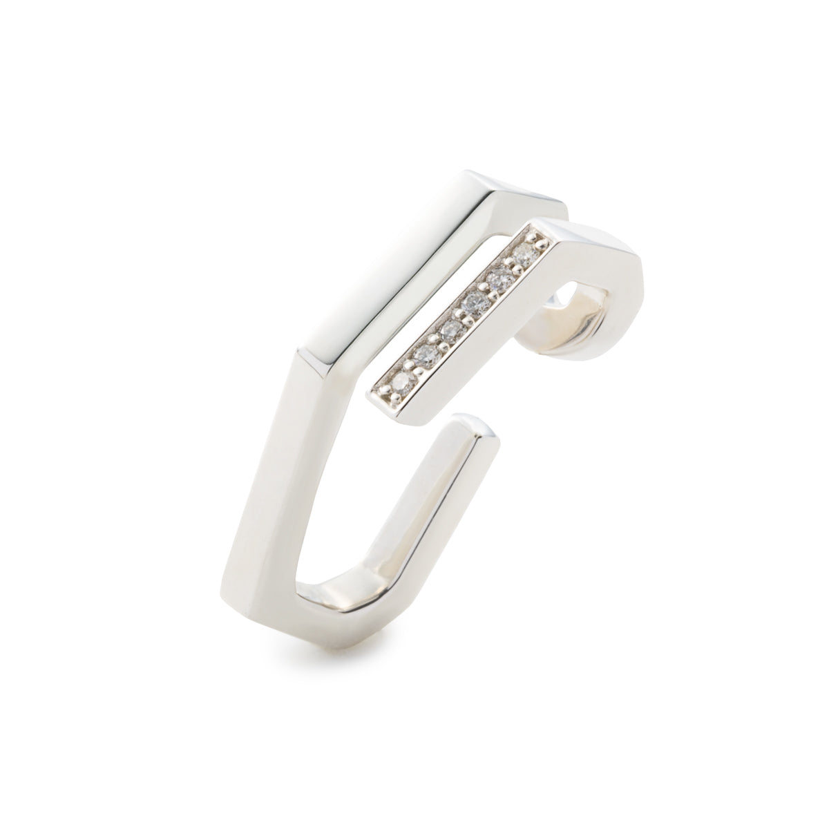 MANHATTAN Polygon Diamond Ear Cuff