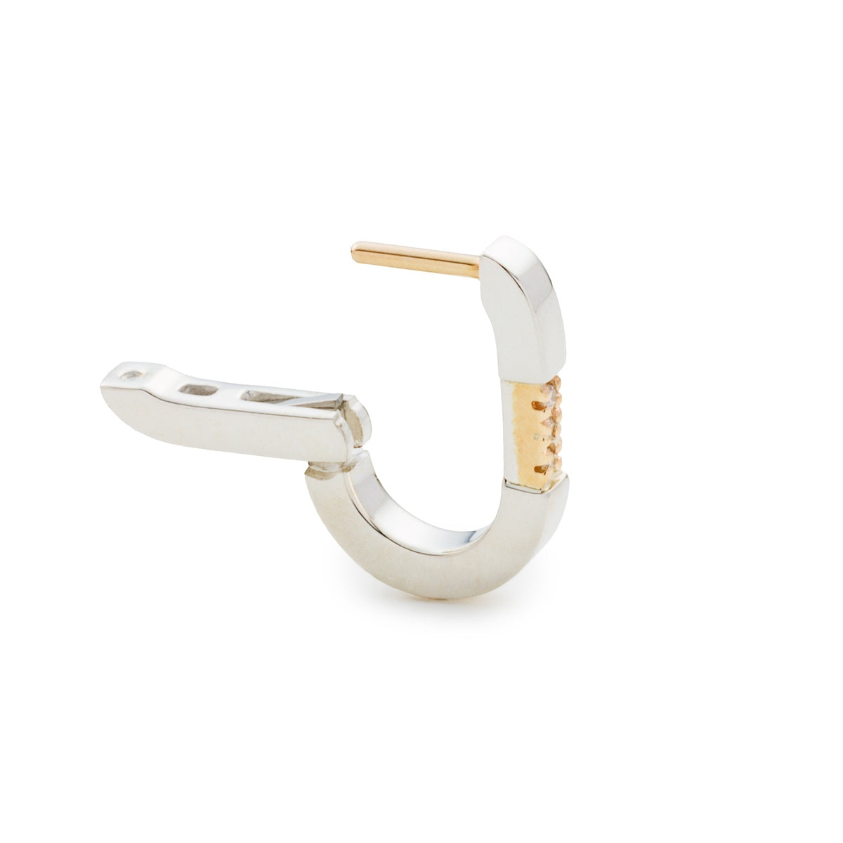 MANHATTAN Crosby Diamond Hoop Earring Small size