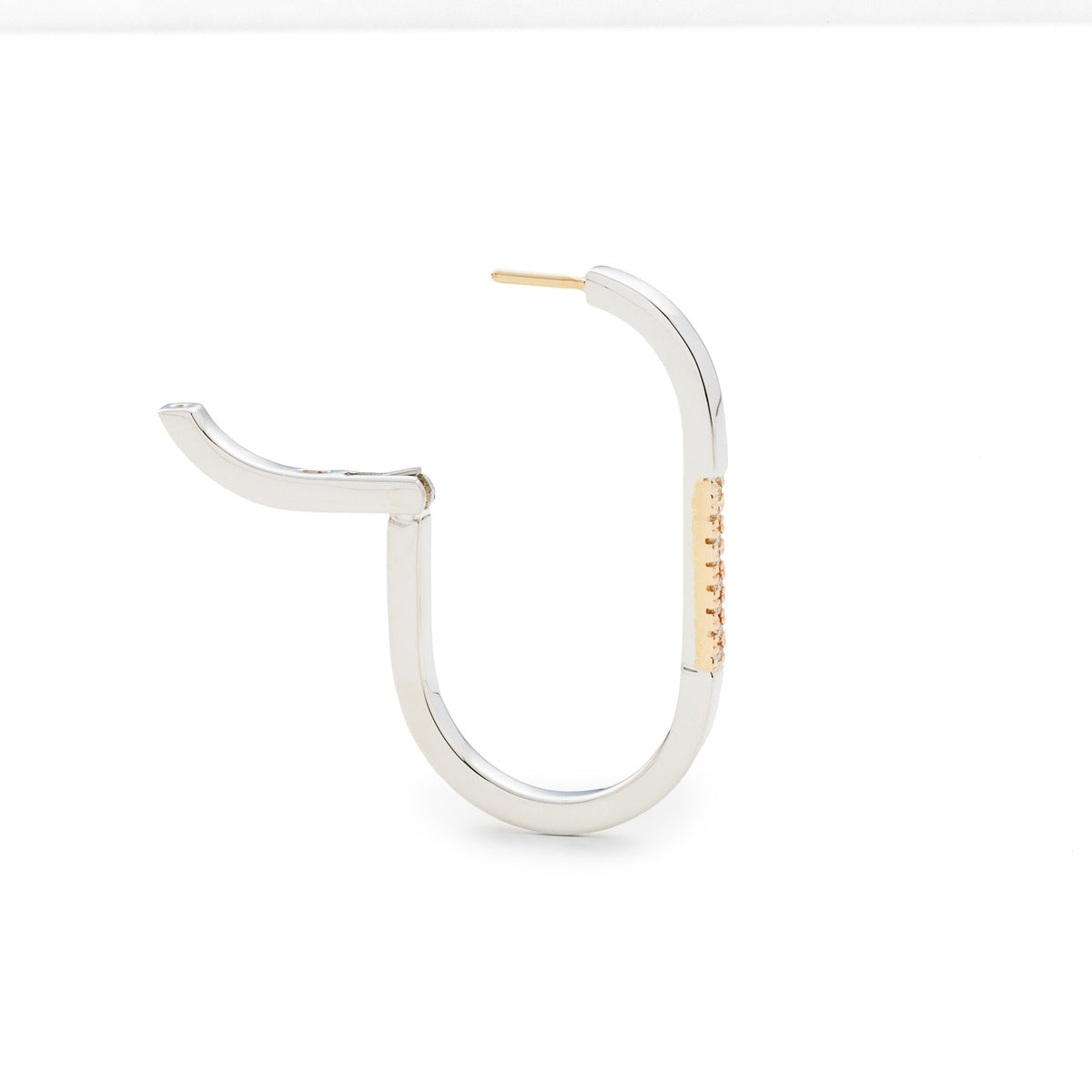 MANHATTAN Crosby Diamond Hoop Earrings Large size