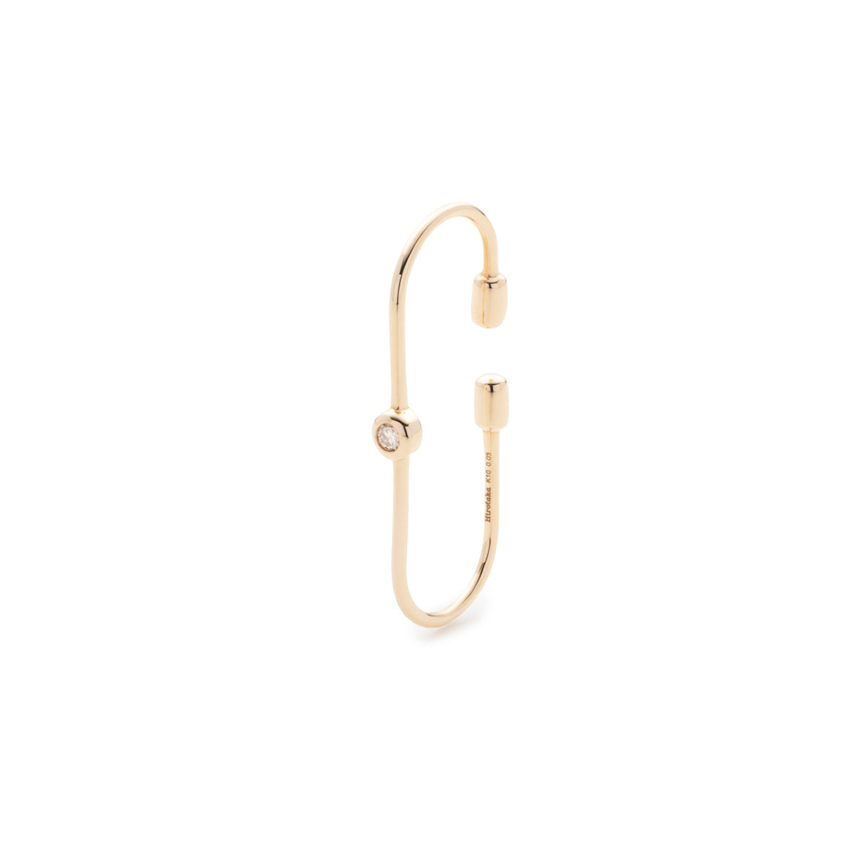 MIRÓ Diamond Ear Cuff Medium size