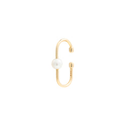 "Miró" Akoya Pearl Oblong Ear Cuff