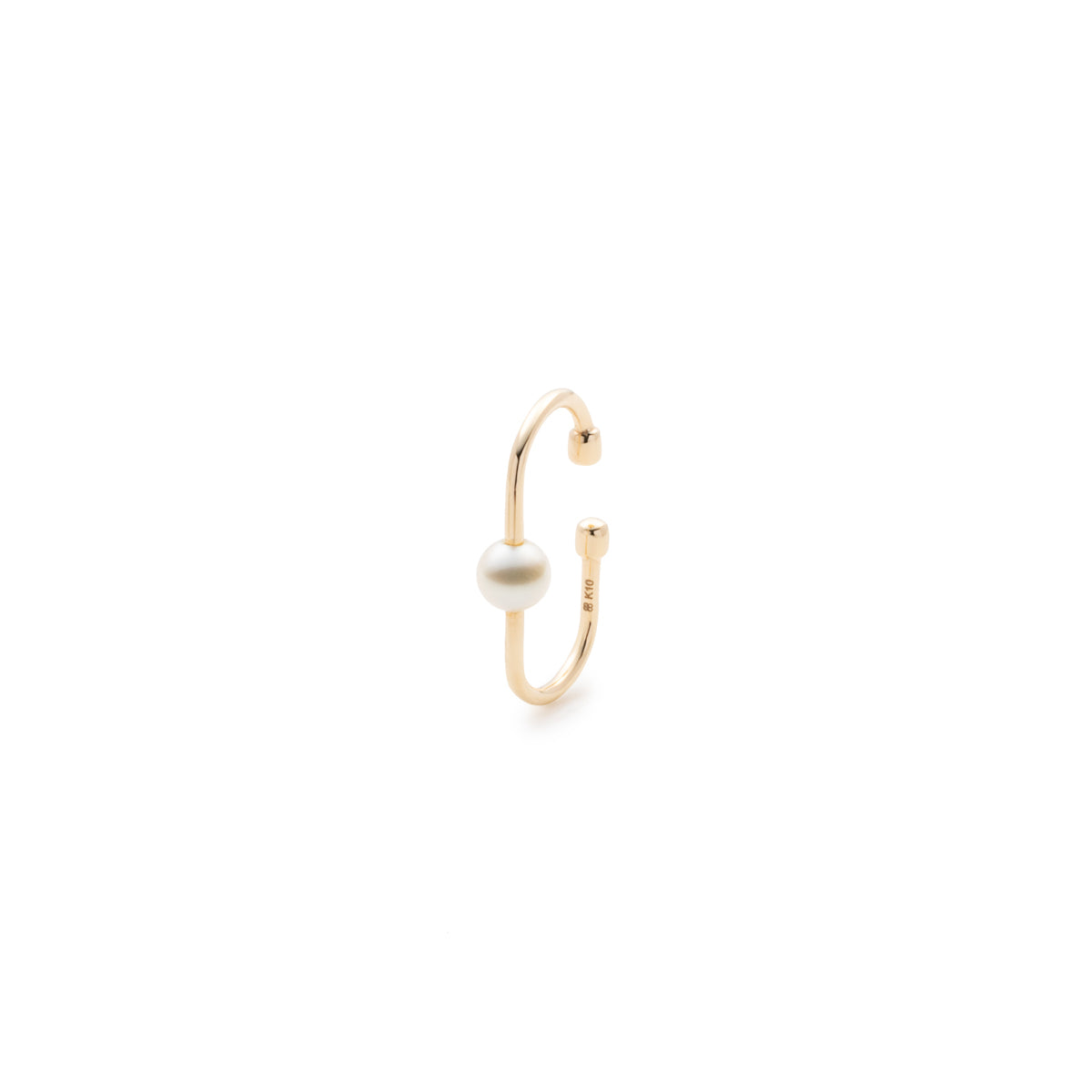 MIRÓ Akoya Pearl Oblong Ear Cuff