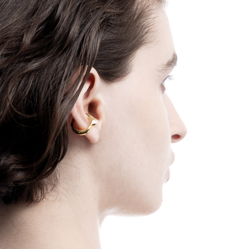 "Parakeet" Ear Cuff  Gold Plating