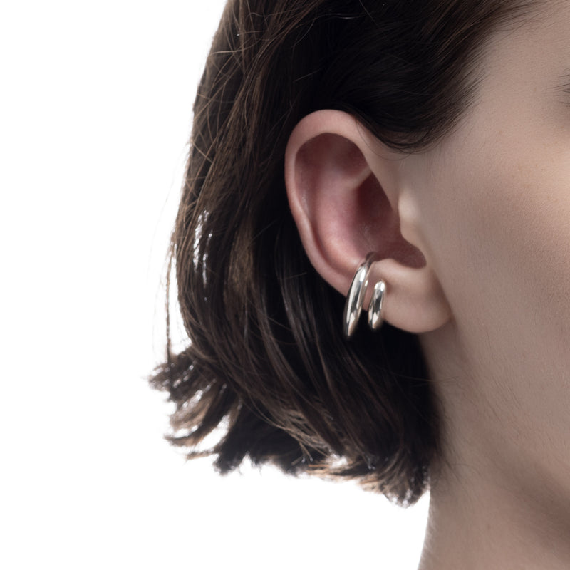 "Parakeet" Ear Cuff for Left ear