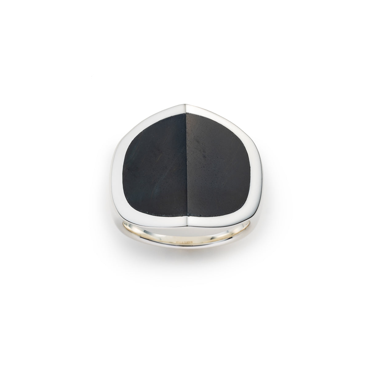 EQUINOX-Pyramid Blue Tiger's eye Ring Large size
