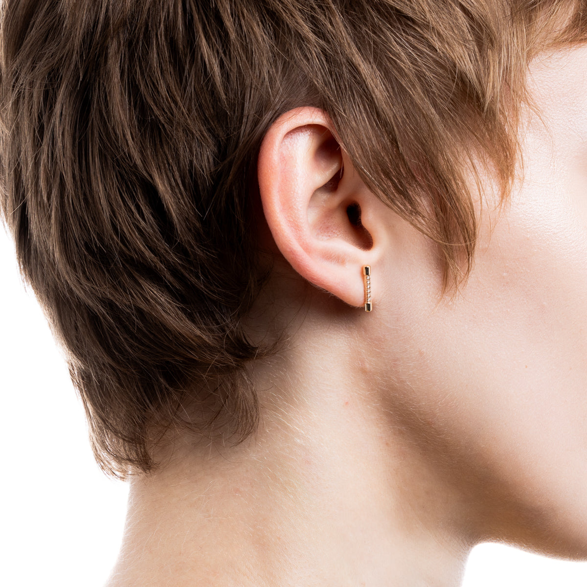 PUNCTURE  Diamond  Earring