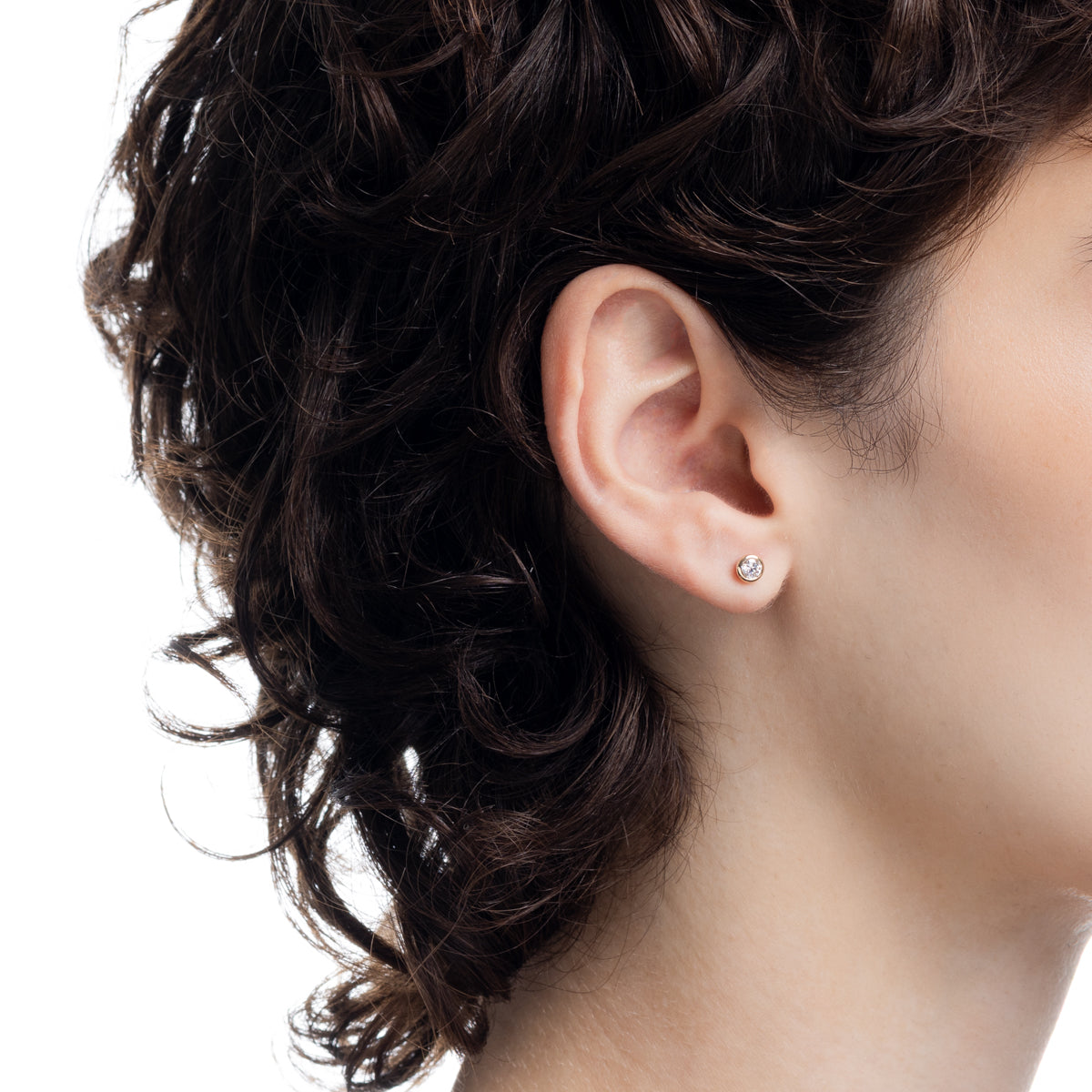 L.a.brown HYPNOTIC Lab Grown Diamond Stud Earring[RD]