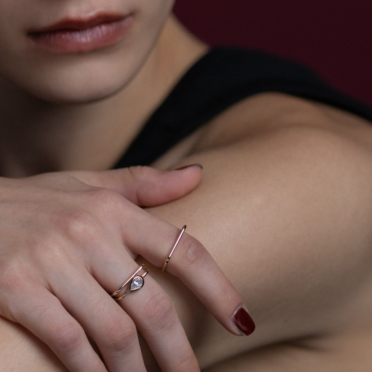 L.a.brown HYPNOTIC Lab Grown Diamond Square Ring[PS]