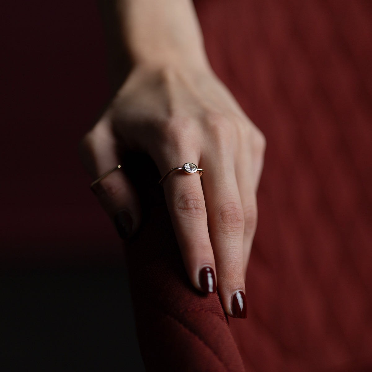 L.a.brown HYPNOTIC Lab Grown Diamond Square Ring[OV]