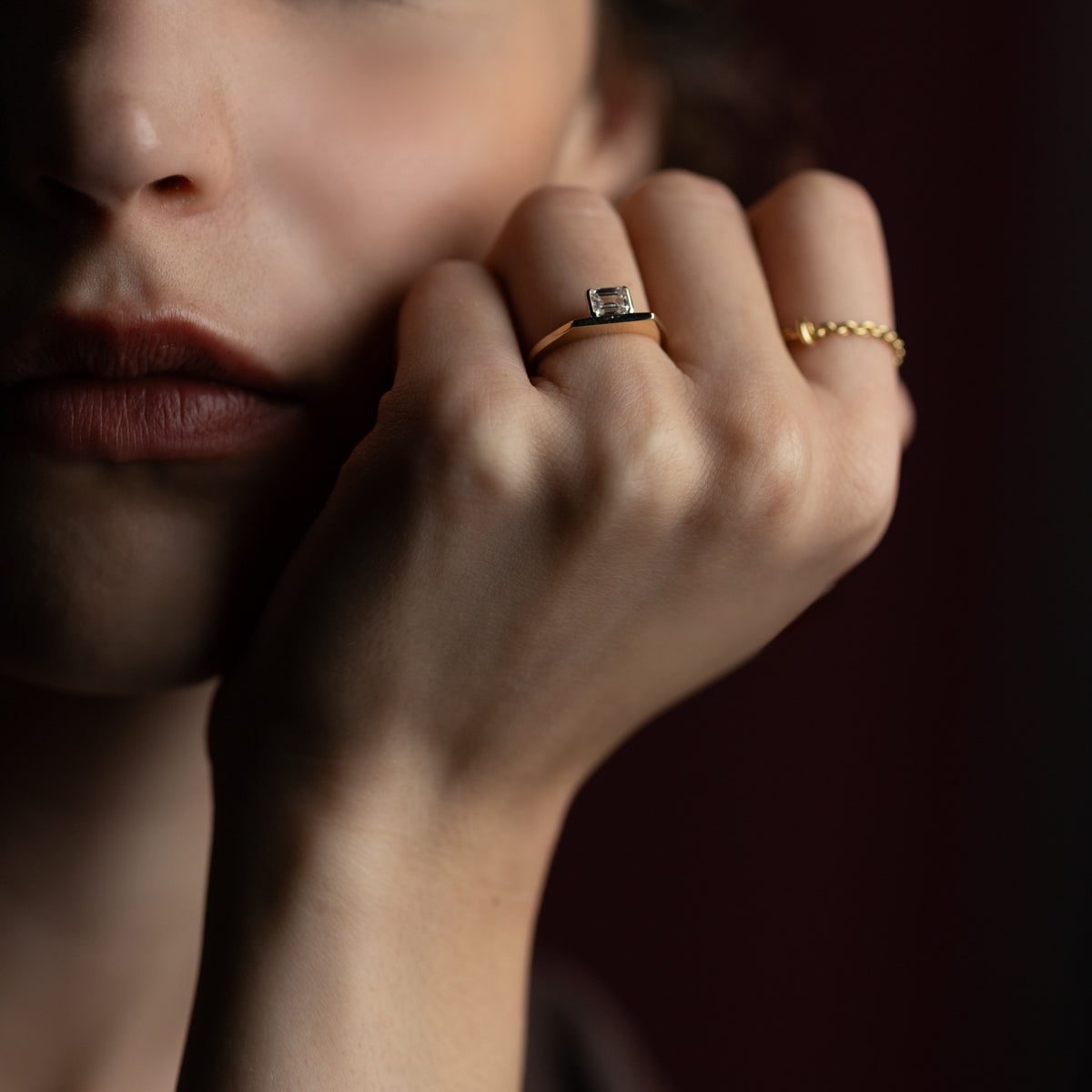 【Made-To-Order】L.a.brown HYPNOTIC Lab grown Diamond Ring [EM]