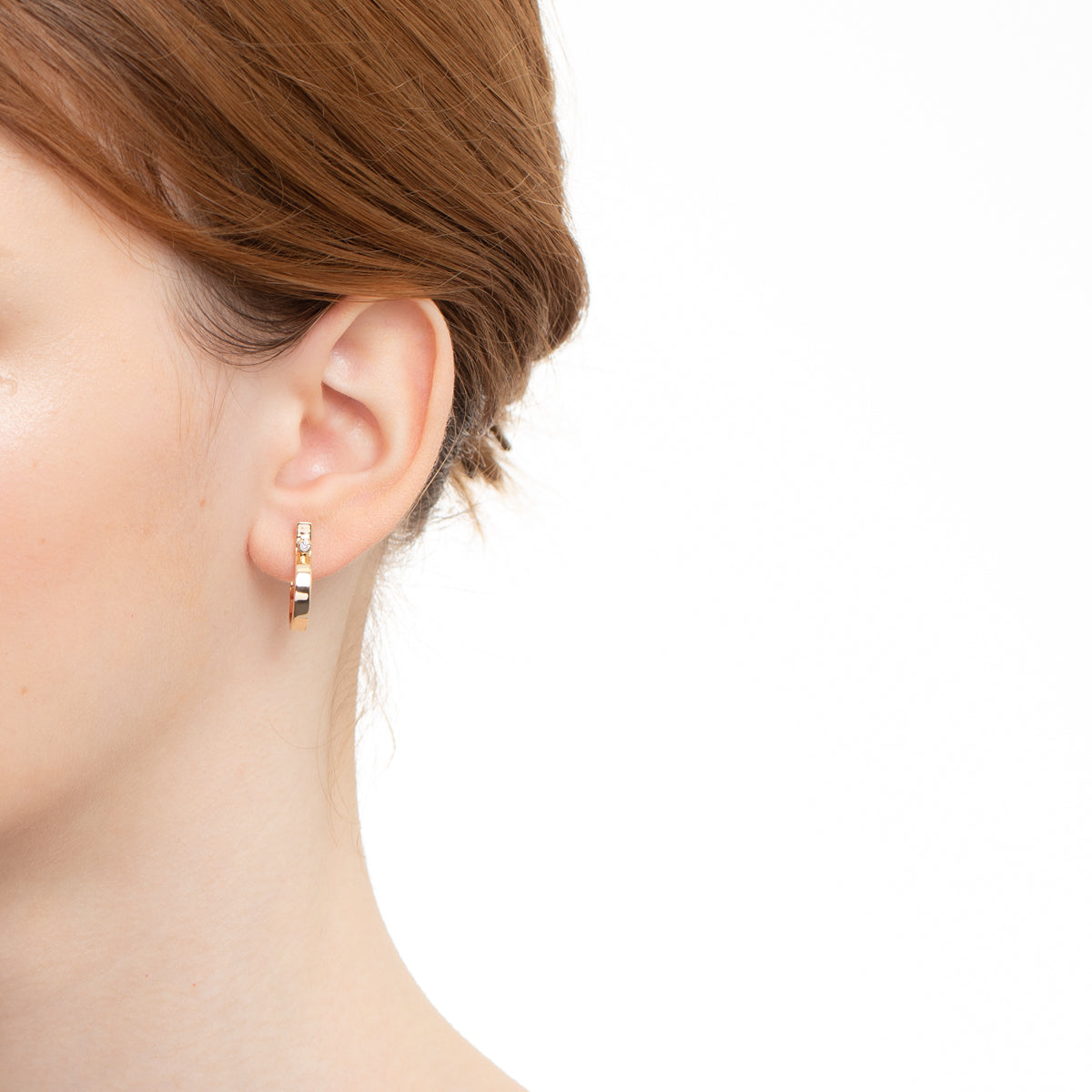 【Made-To-Order】INDÚSTRIA Diamond Earring 3mm