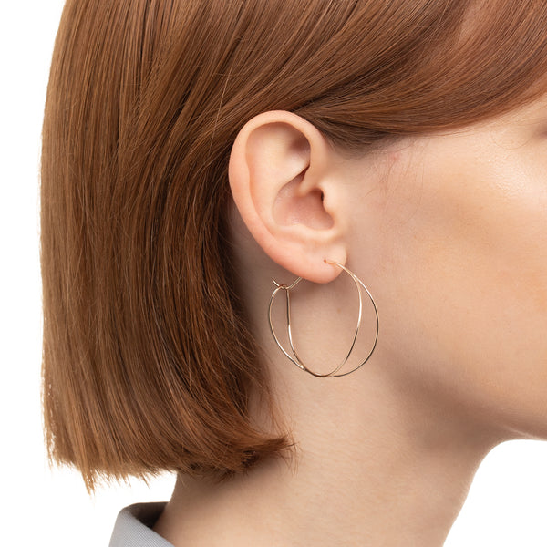 "All About Basics" Double Hoop Earring
