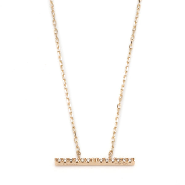 "Trapeze" Diamond Necklace M size