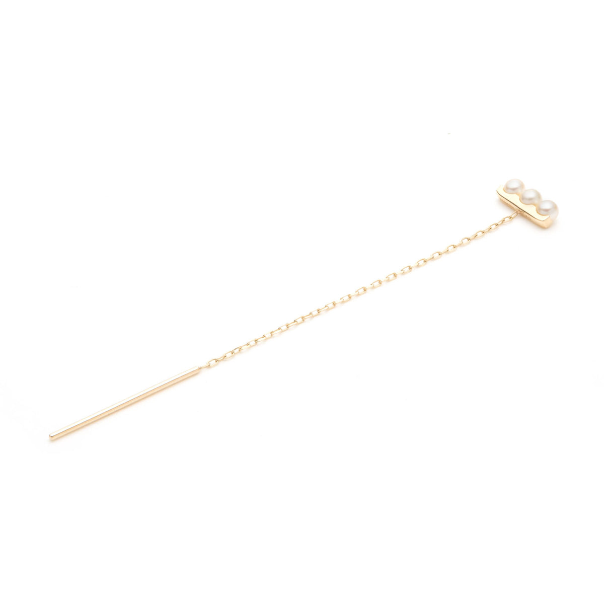 Akoya Pearl Chain Earring