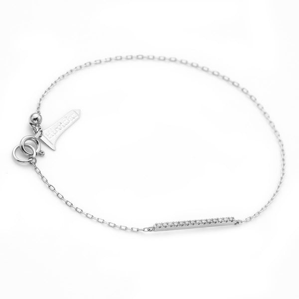 GOSSAMER Diamond Short Bar Bracelet