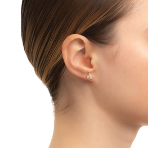BELUGA Pearl Diamond Earring Small size