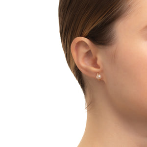 BELUGA Pearl Diamond Earring Small size