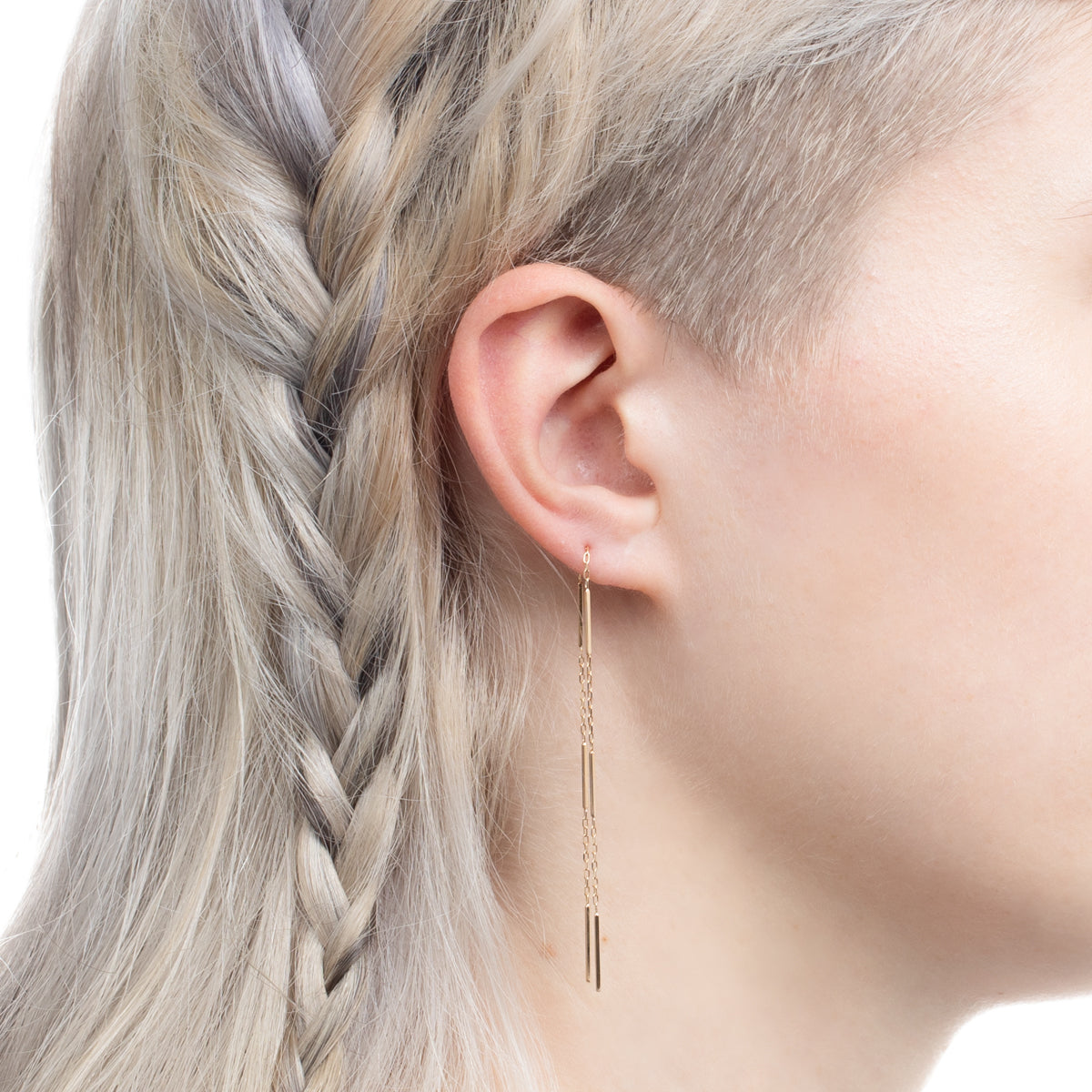 ALL ABOUT BASICS Toggle Chain Earring