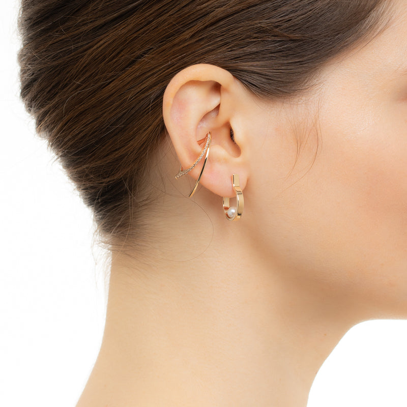 "Industria" Pearl Earring 3mm
