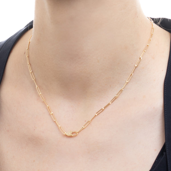 18K ALL ABOUT BASICS Labber Chain Necklace