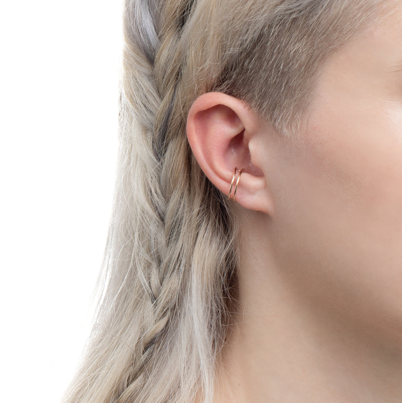 "All About Basics" Double Line Ear Cuff