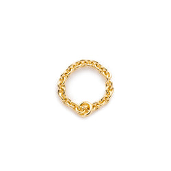 18k "All About Basics" Chain Ring L size