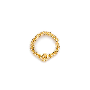 18K ALL ABOUT BASICS Chain Ring Large size