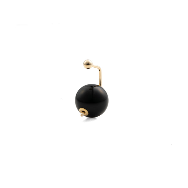 "Bumble Bee" Earring with Onyx Backing