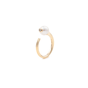 BELUGA Akoya Pearl Diamond Ring