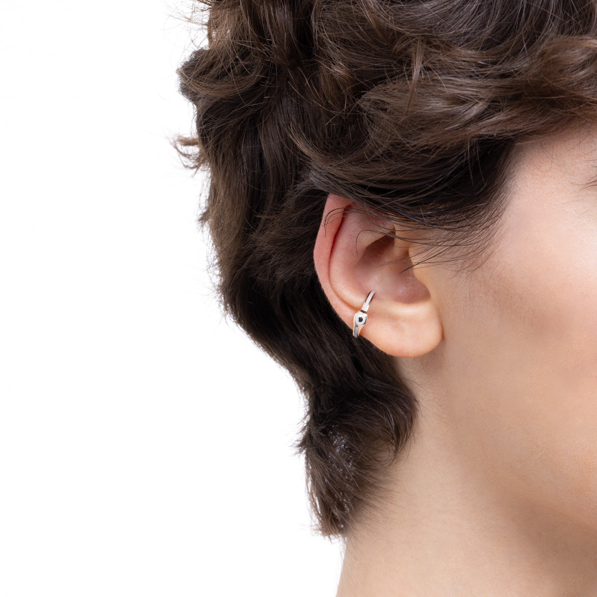 BIRD OF PARADISE Ear Cuff in Ivory White