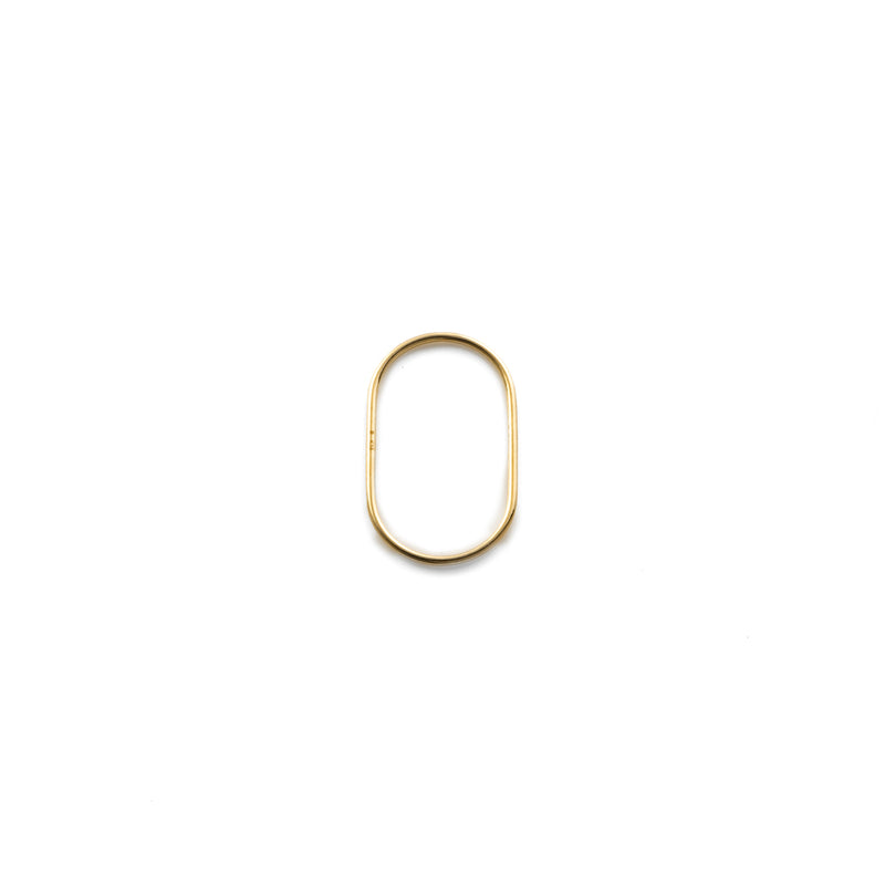 18k Oblong Charm