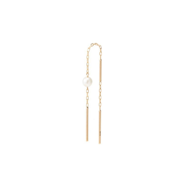 【専用】Hirotaka K10ゴールドToggle W Pearl ALL ABOUT BASICS Toggle Akoya Pearl Chain Earring