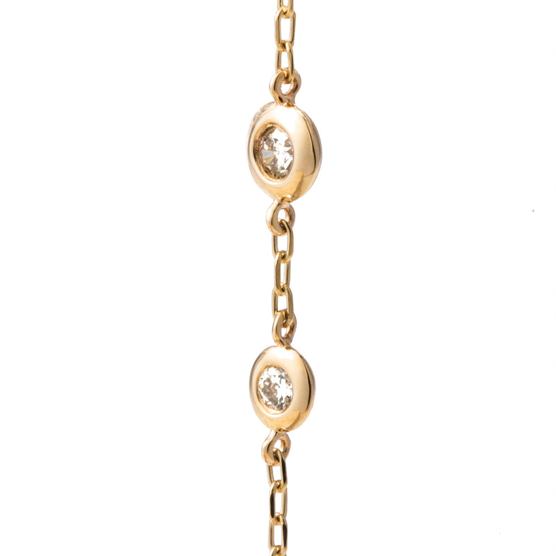 "All About Basics" Toggle Diamond Chain Earring