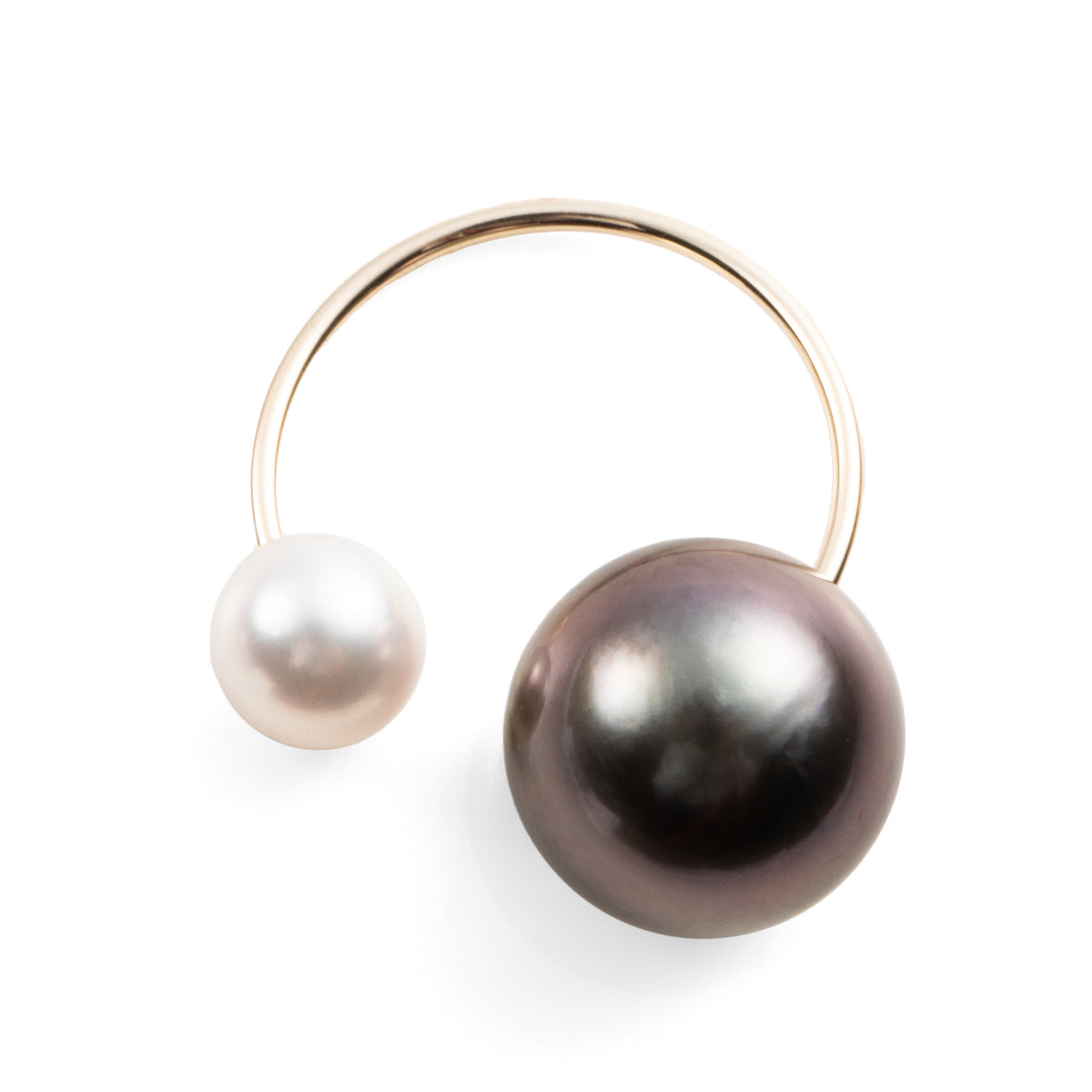 Tahitian Black Pearl Ear Cuff