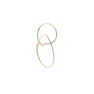 ALL ABOUT BASICS Double Hoop Floating Earring Small size