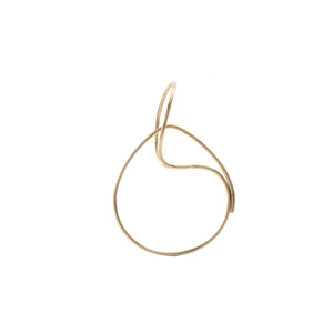 ALL ABOUT BASICS Double Hoop Floating Earring Small size