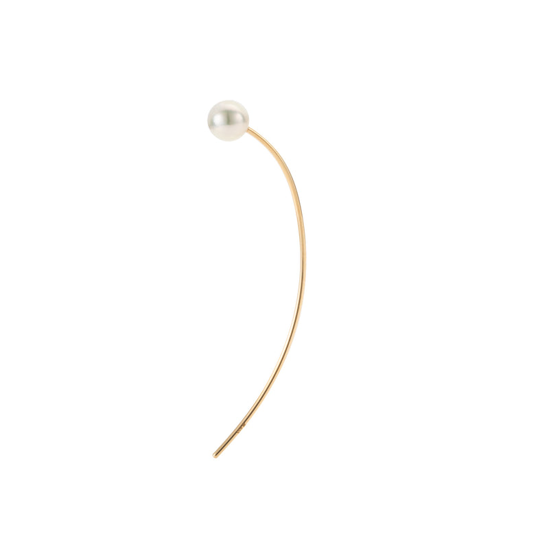 Akoya Pearl Arrow Earring M size