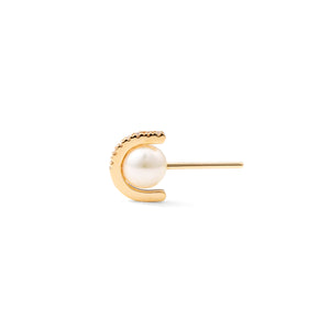 BELUGA Pearl Diamond Earring Small size