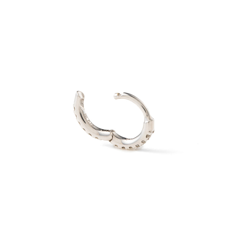 18k "Manhattan" Diamond Hoop Earring XS size